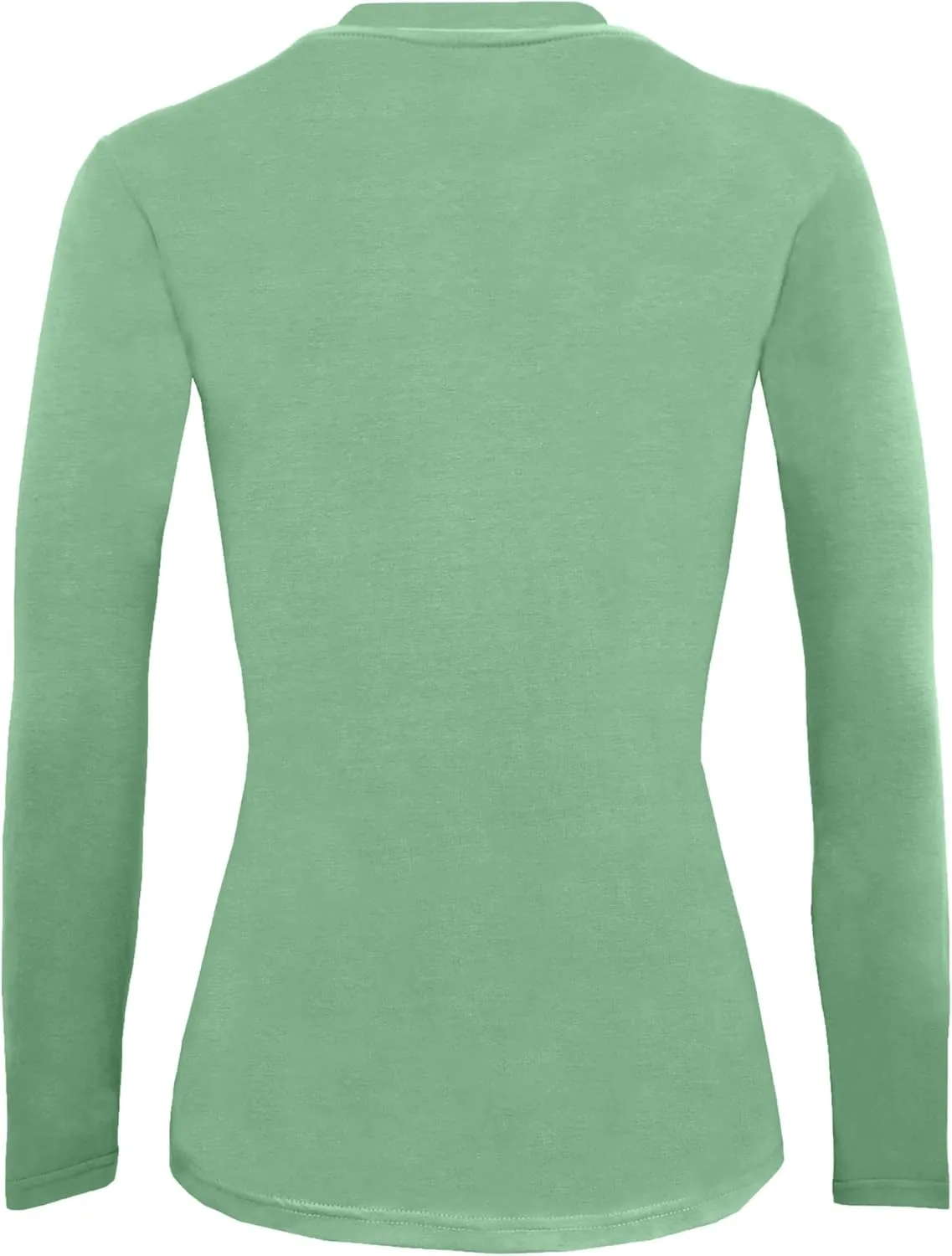 M&M SCRUBS Women's Under Scrub Tee Crew Neck Long Sleeve T-Shirt 5 - Pack