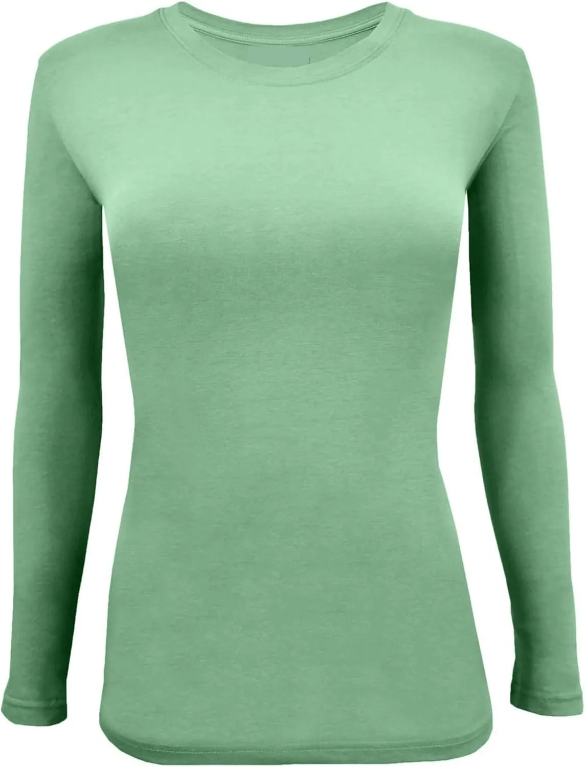 M&M SCRUBS Women's Under Scrub Tee Crew Neck Long Sleeve T-Shirt 5 - Pack