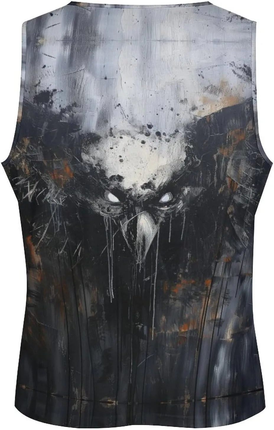 MARSVOVO Graphic Tank Tops for Men Summer 2024 Vintage Graffiti Casual Breathable Quick-Dry Muscle Soft Underwear