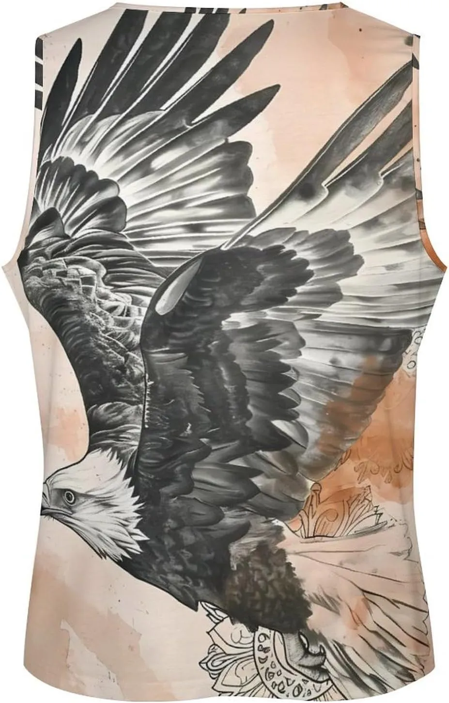 MARSVOVO Workout Tank Tops for Men Animal Graphic Casual Sleeveless Breathable Quick-Dry Muscle Vest Fashion Summer 2024