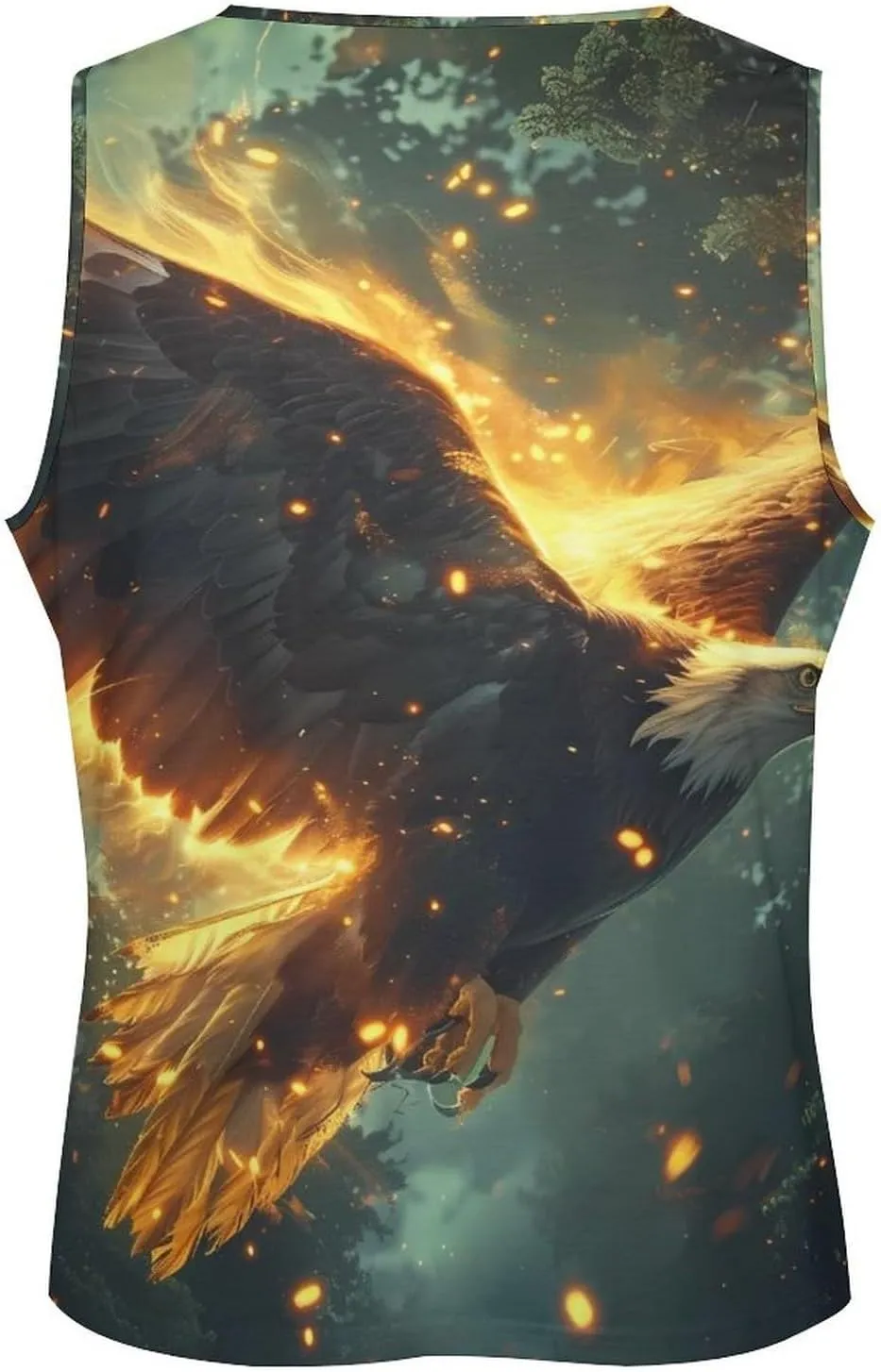 MARSVOVO Workout Tank Tops for Men Animal Graphic Casual Sleeveless Breathable Quick-Dry Muscle Vest Fashion Summer 2024