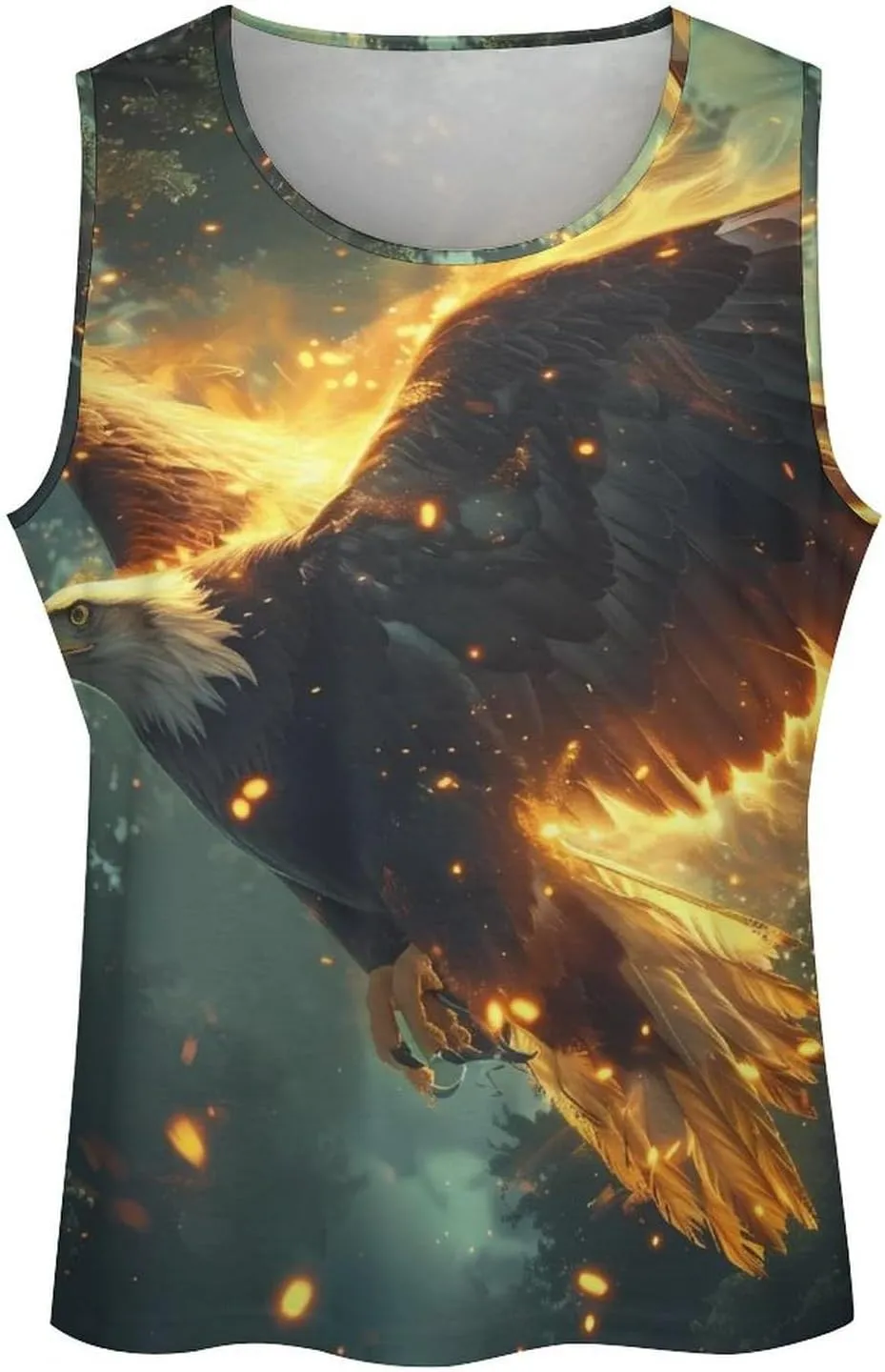MARSVOVO Workout Tank Tops for Men Animal Graphic Casual Sleeveless Breathable Quick-Dry Muscle Vest Fashion Summer 2024
