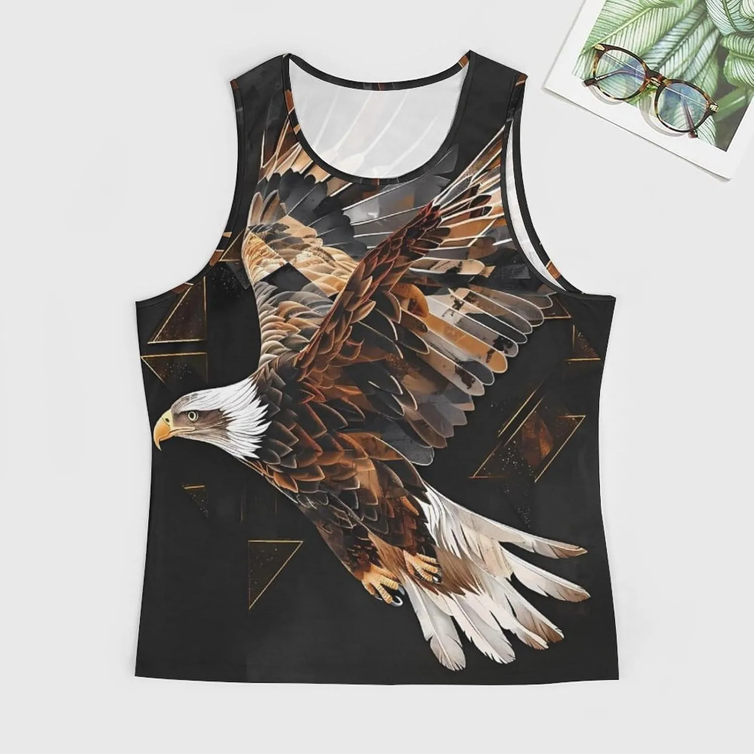 MARSVOVO Workout Tank Tops for Men Animal Graphic Casual Sleeveless Breathable Quick-Dry Muscle Vest Fashion Summer 2024