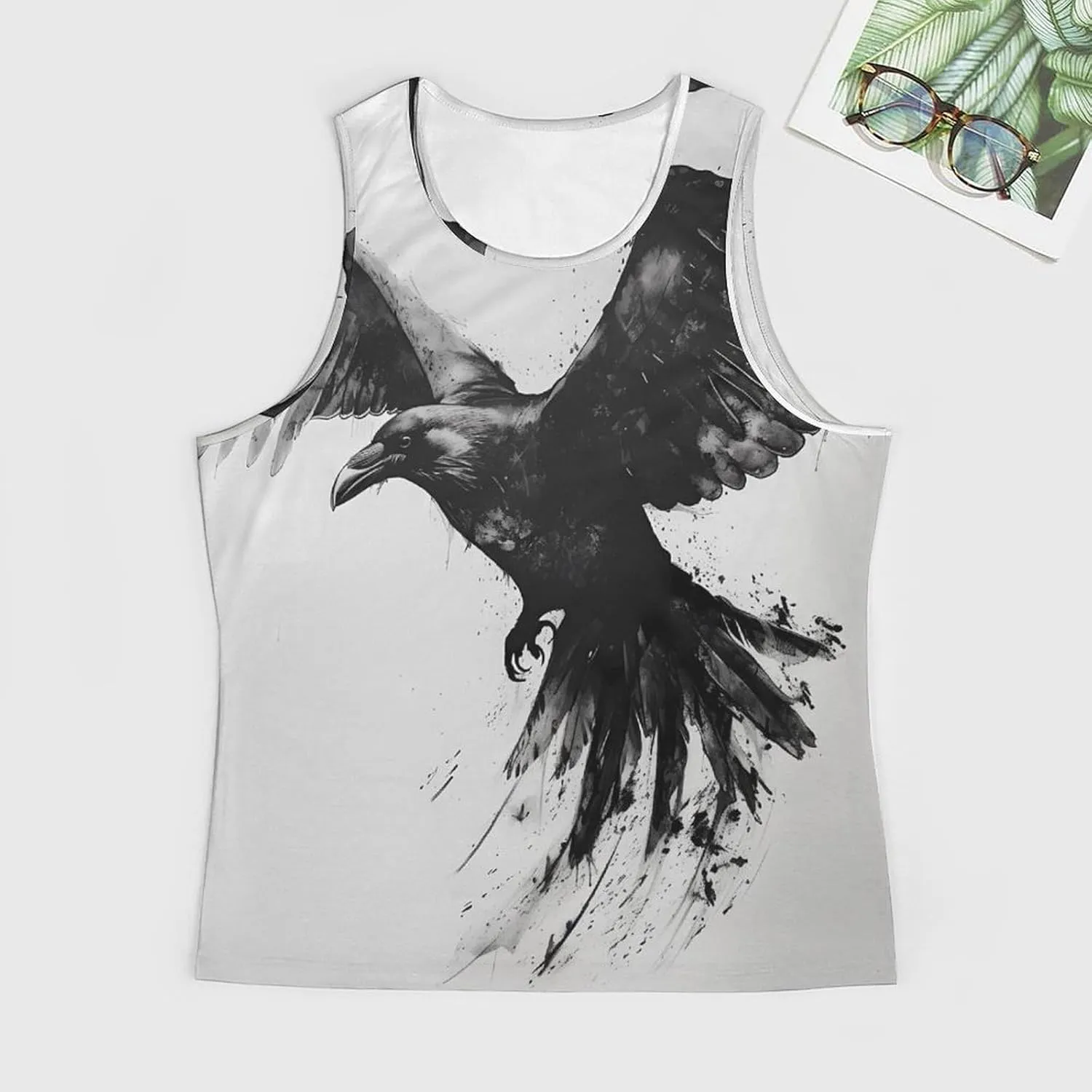 MARSVOVO Workout Tank Tops for Men Animal Graphic Casual Sleeveless Breathable Quick-Dry Muscle Vest Fashion Summer 2024