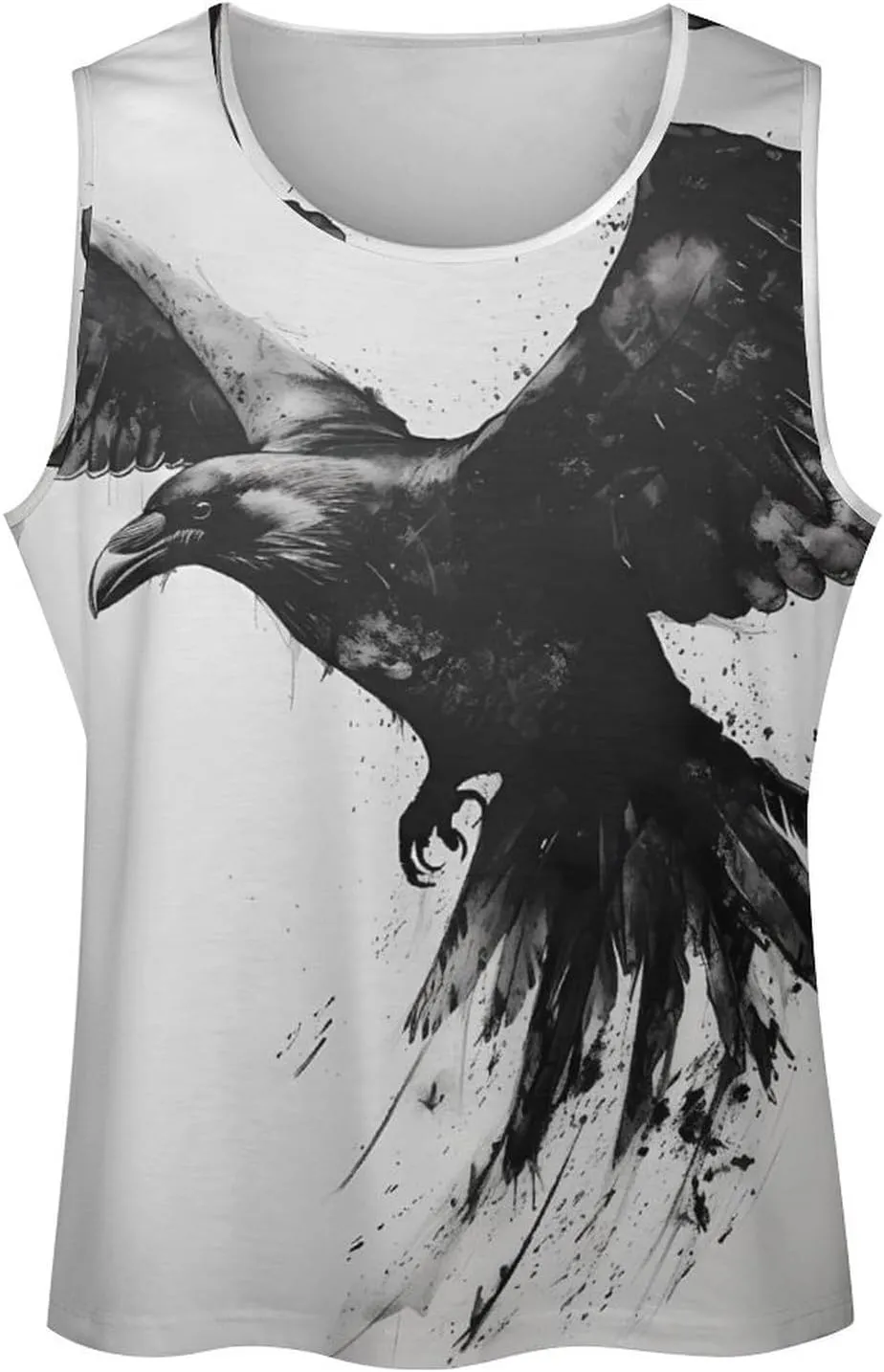 MARSVOVO Workout Tank Tops for Men Animal Graphic Casual Sleeveless Breathable Quick-Dry Muscle Vest Fashion Summer 2024