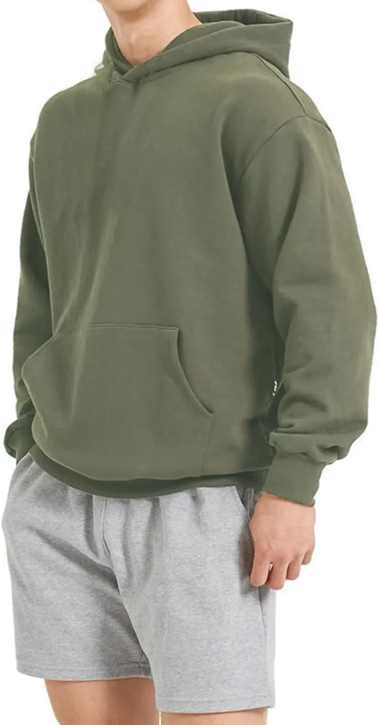 Men's Hoodies Loose Fit Pullover Casual Fashion Long Sleeve Hooded Sweatshirts with Pocket