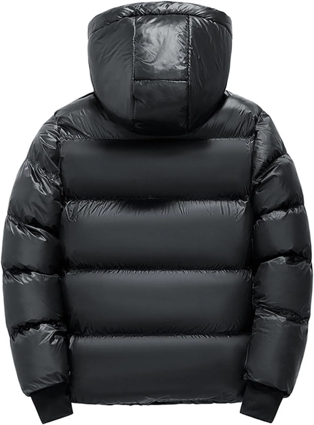 Men's Jacket Autumn and Winter Fashion Thickened Warm Hooded Cotton-Padded Jacket Men's Casual Loose Windproof Coat