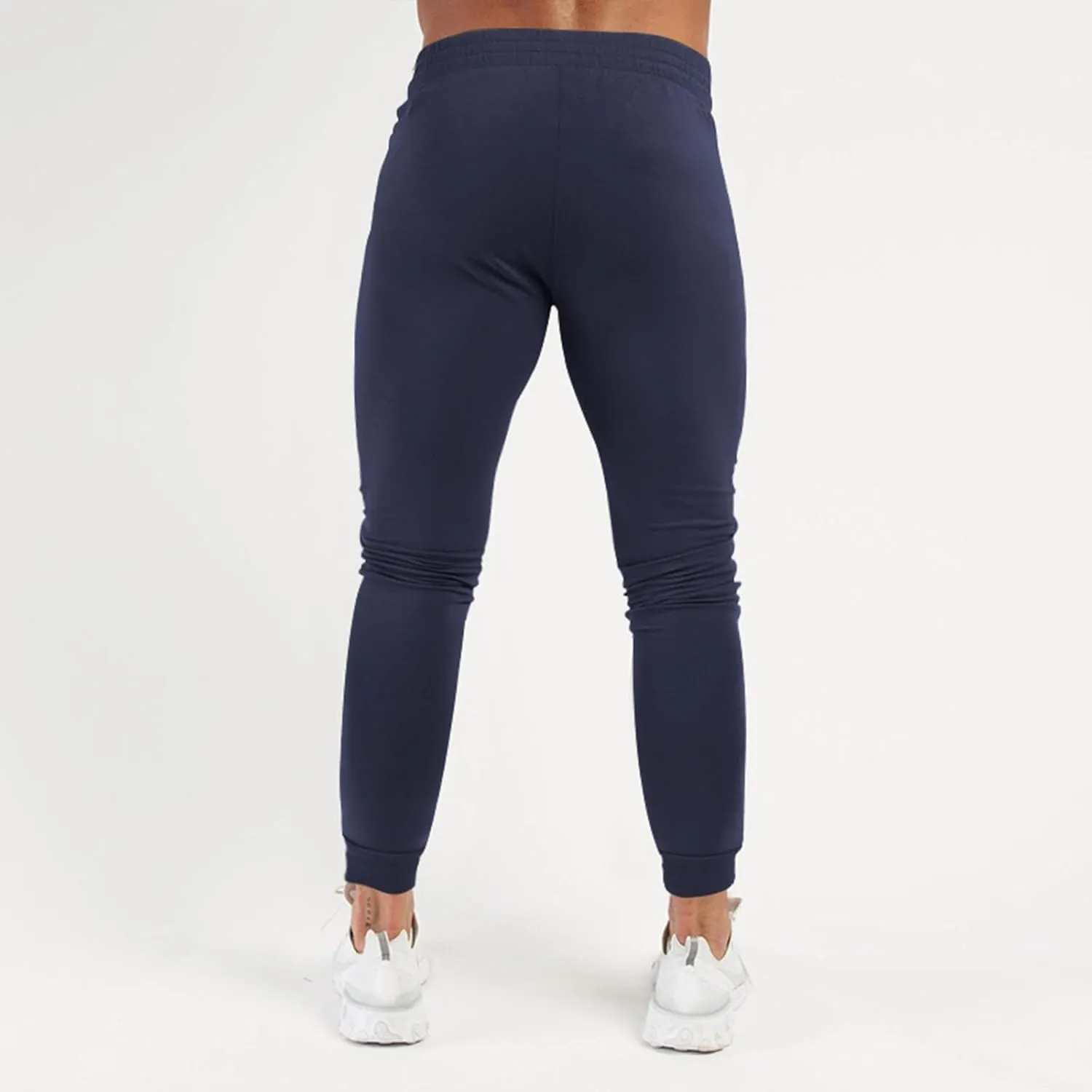 Mens Slim Fit Pants Stretch Cotton Casual Pants Classic Fit Drawstring Workout Sweatpants Elastic Waist Long Pants