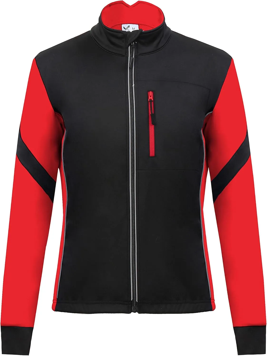 Men's Thermal Cycling Jacket Long Sleeve Snow Water Reflective Windproof Firewall Winter Biking Jacket