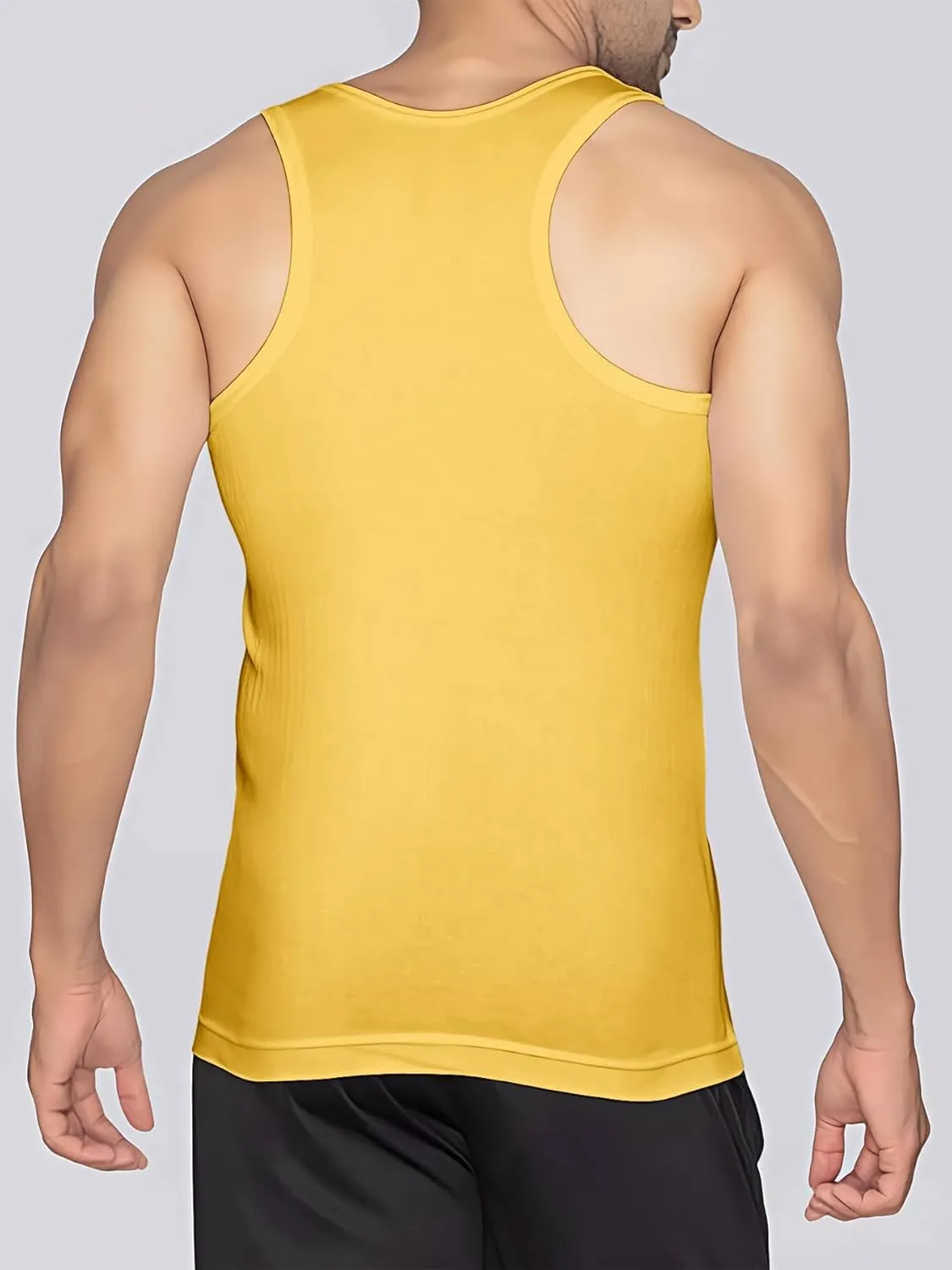 Men's Undershirt Tank Top T-Shirt Vest Breathable Musle Tee Sleeveless Shirt for Gym Bodybuilding Slim Fit