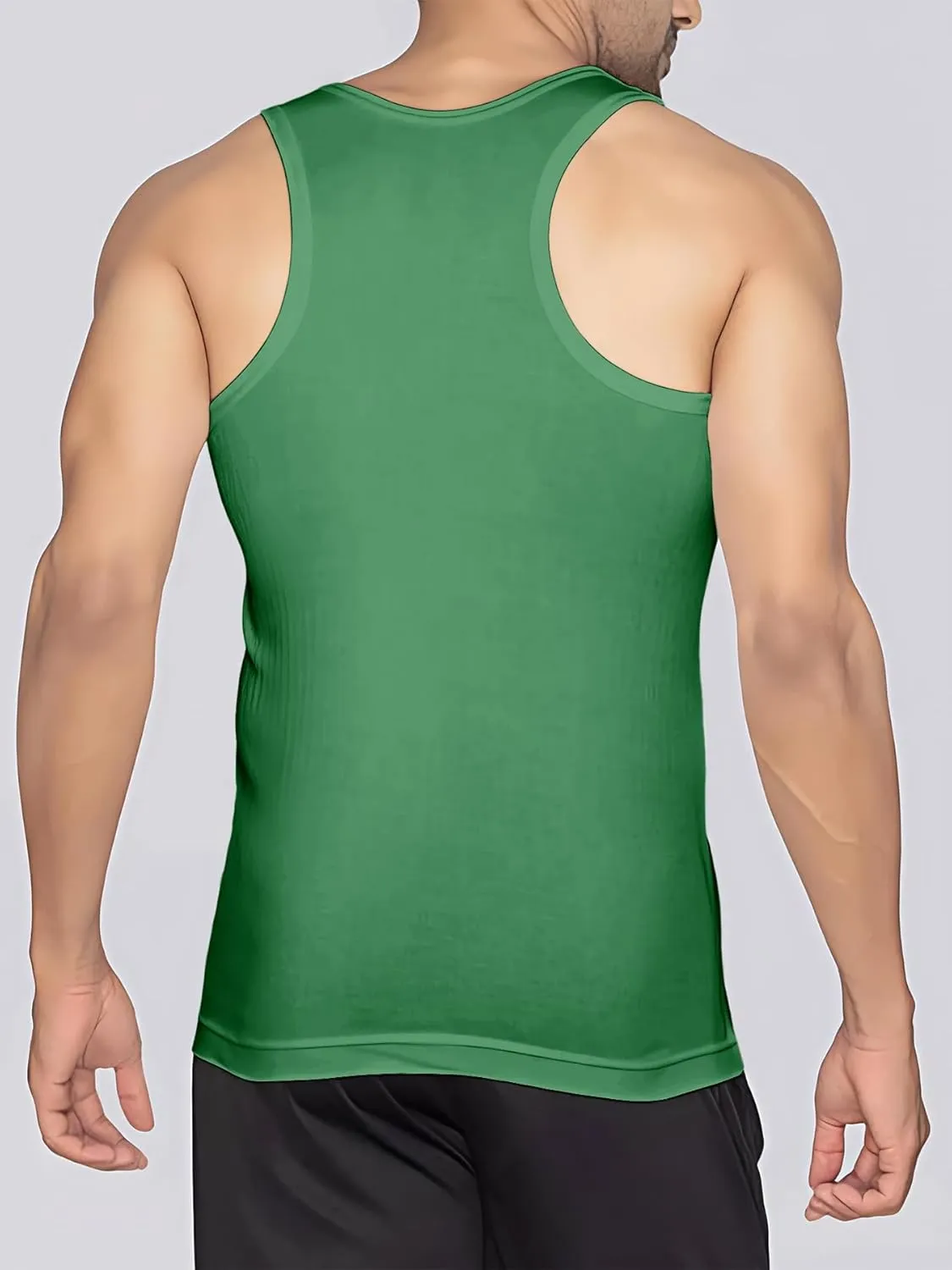 Men's Undershirt Tank Top T-Shirt Vest Breathable Musle Tee Sleeveless Shirt for Gym Bodybuilding Slim Fit