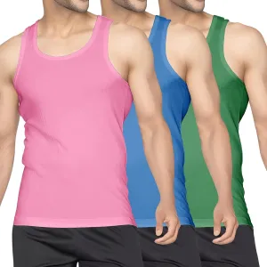 Men's Undershirt Tank Top T-Shirt Vest Breathable Musle Tee Sleeveless Shirt for Gym Bodybuilding Slim Fit