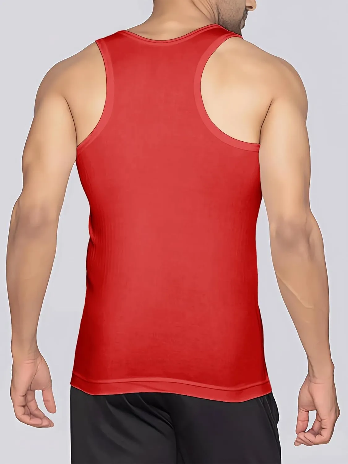 Men's Undershirt Tank Top T-Shirt Vest Breathable Musle Tee Sleeveless Shirt for Gym Bodybuilding Slim Fit