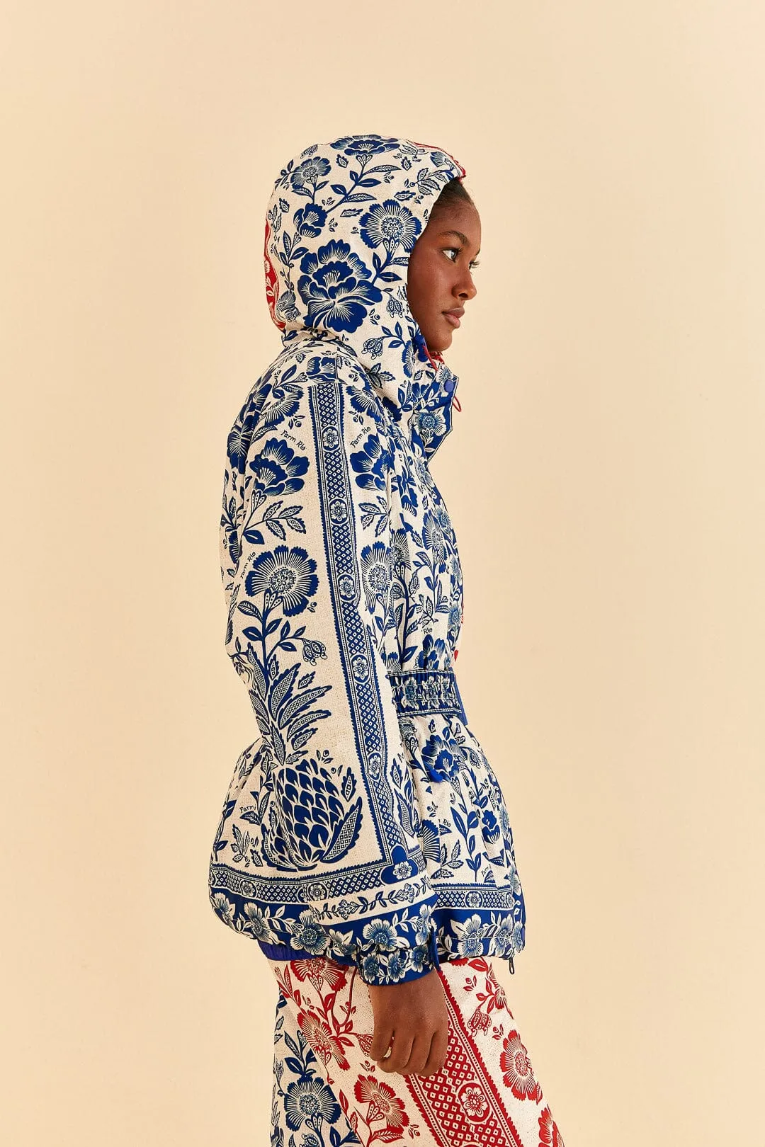Mixed Pineapple Garden Ski Jacket