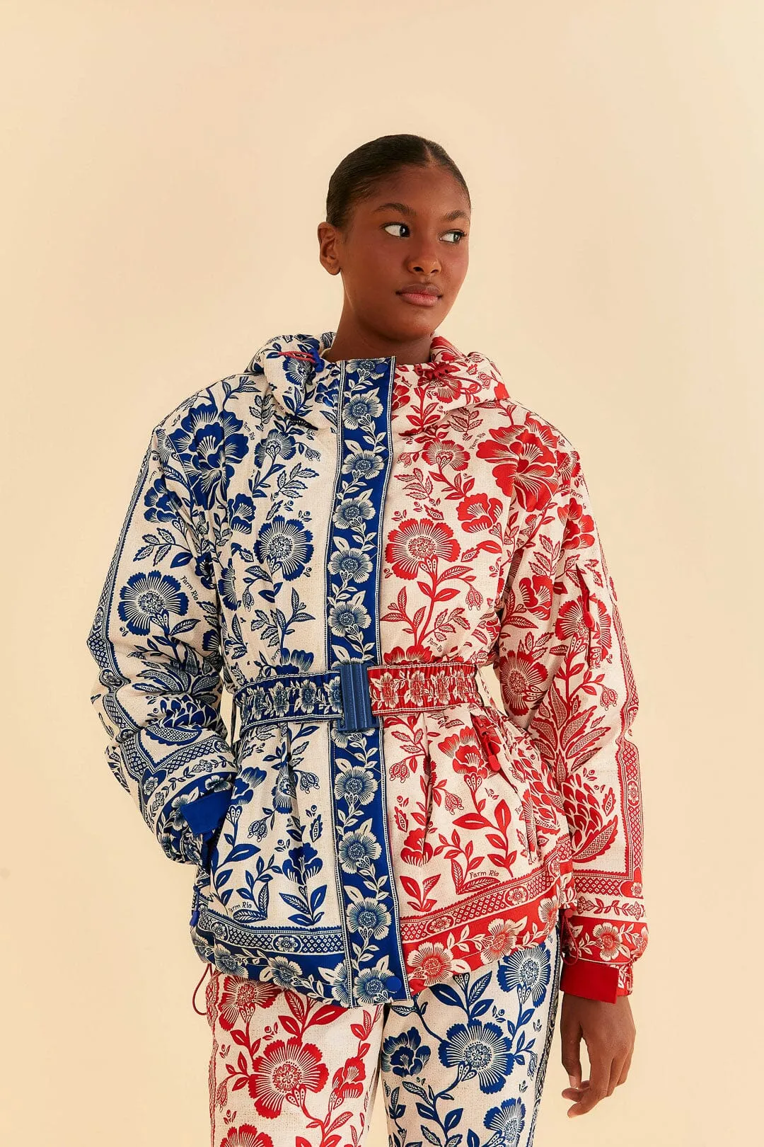 Mixed Pineapple Garden Ski Jacket
