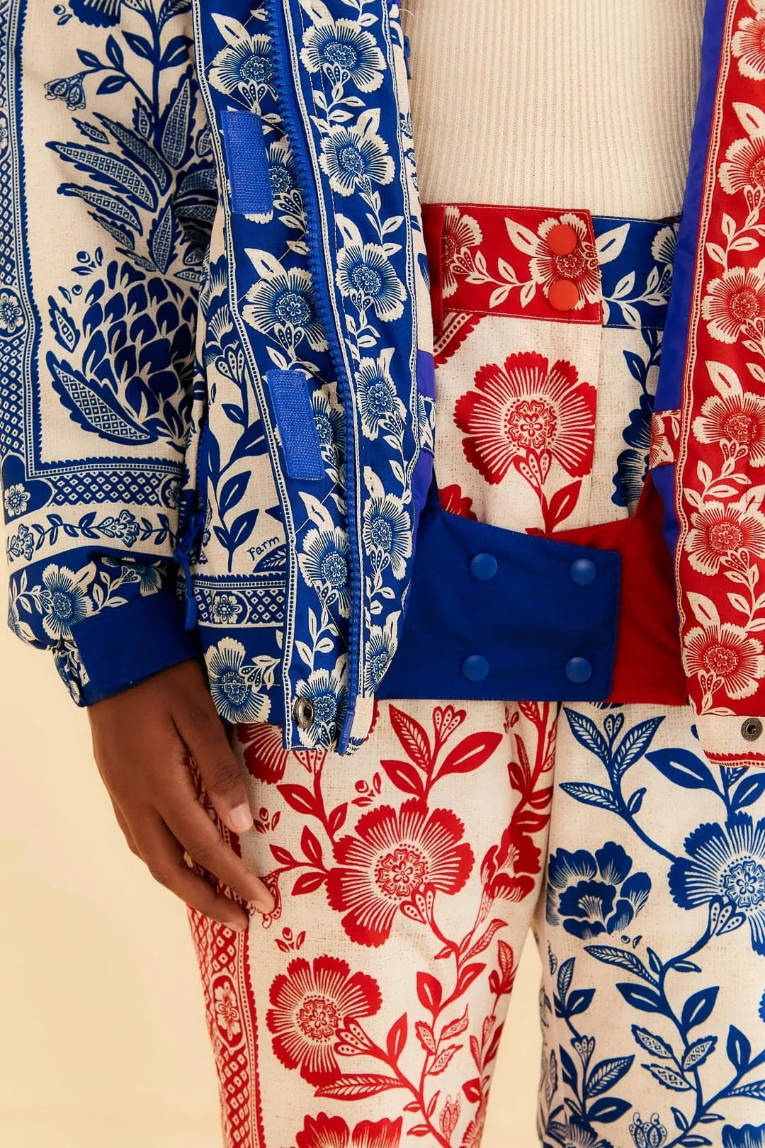 Mixed Pineapple Garden Ski Jacket