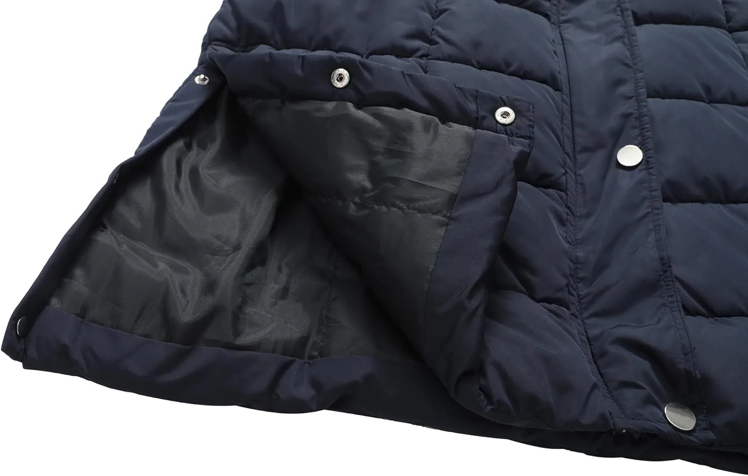 MOERDENG Women's Waterproof Long Winter Coat Thickened Down Alternative Jacket Warm Puffer Jacket Parka