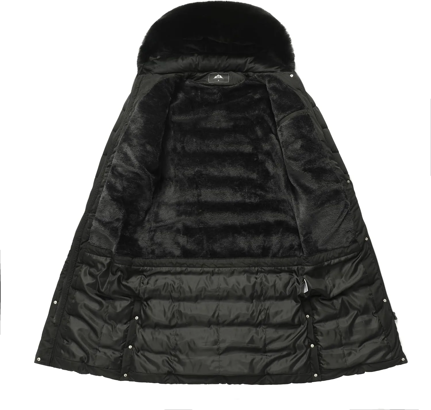 MOERDENG Women's Waterproof Long Winter Coat Thickened Down Alternative Jacket Warm Puffer Jacket Parka