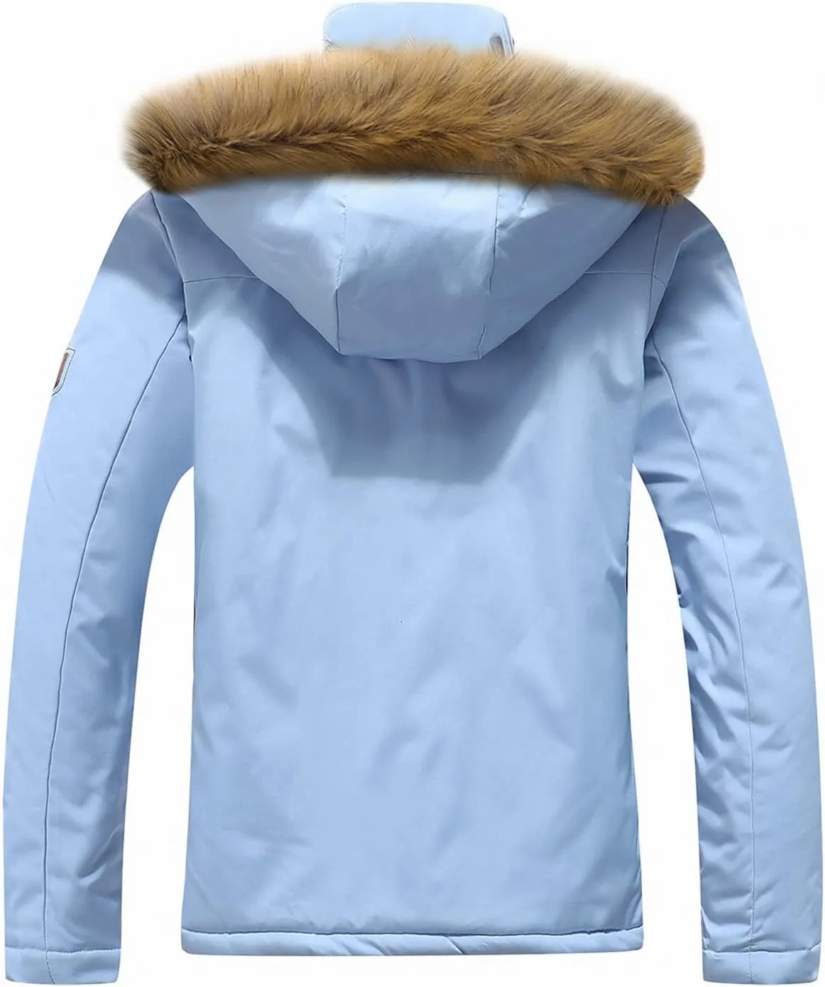 MOERDENG Women's Waterproof Ski Snow Jacket Winter Warm Hooded Snow Coat Mountain Windproof Ski Jacket For Women