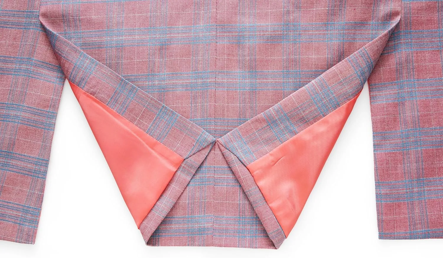 MOGU Mens 3 Piece Slim Fit Plaid Suit Blazer Jacket Vest Pants