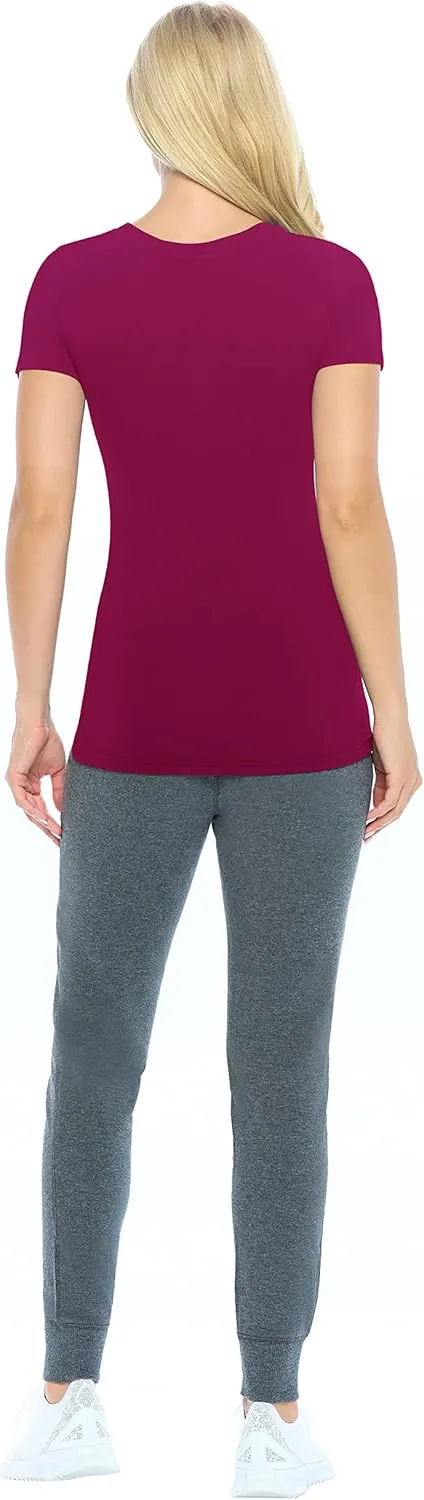 Natural Uniforms Women's Short Sleeve Round-Neck T-Shirt Under Scrub
