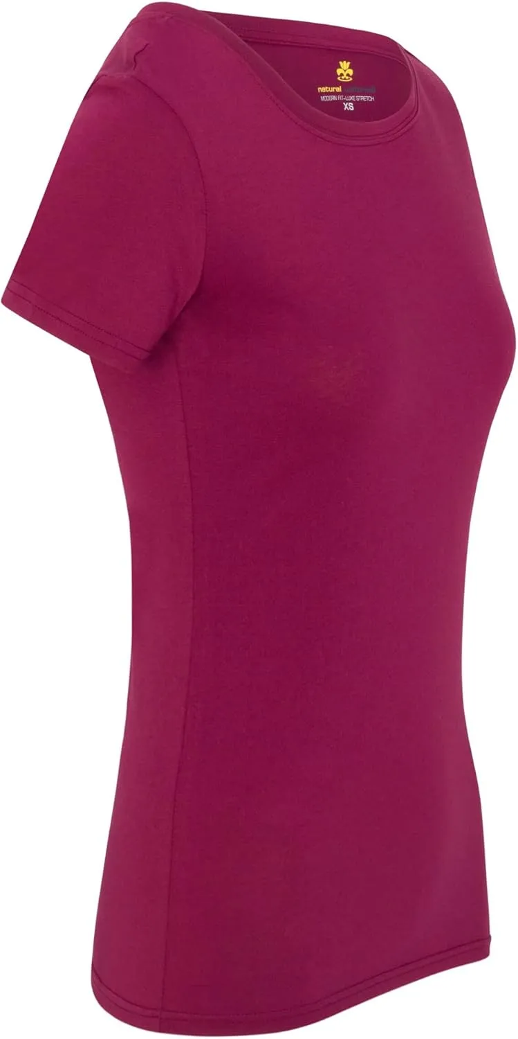 Natural Uniforms Women's Short Sleeve Round-Neck T-Shirt Under Scrub