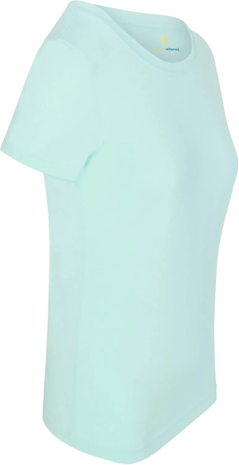 Natural Uniforms Women's Short Sleeve Round-Neck T-Shirt Under Scrub