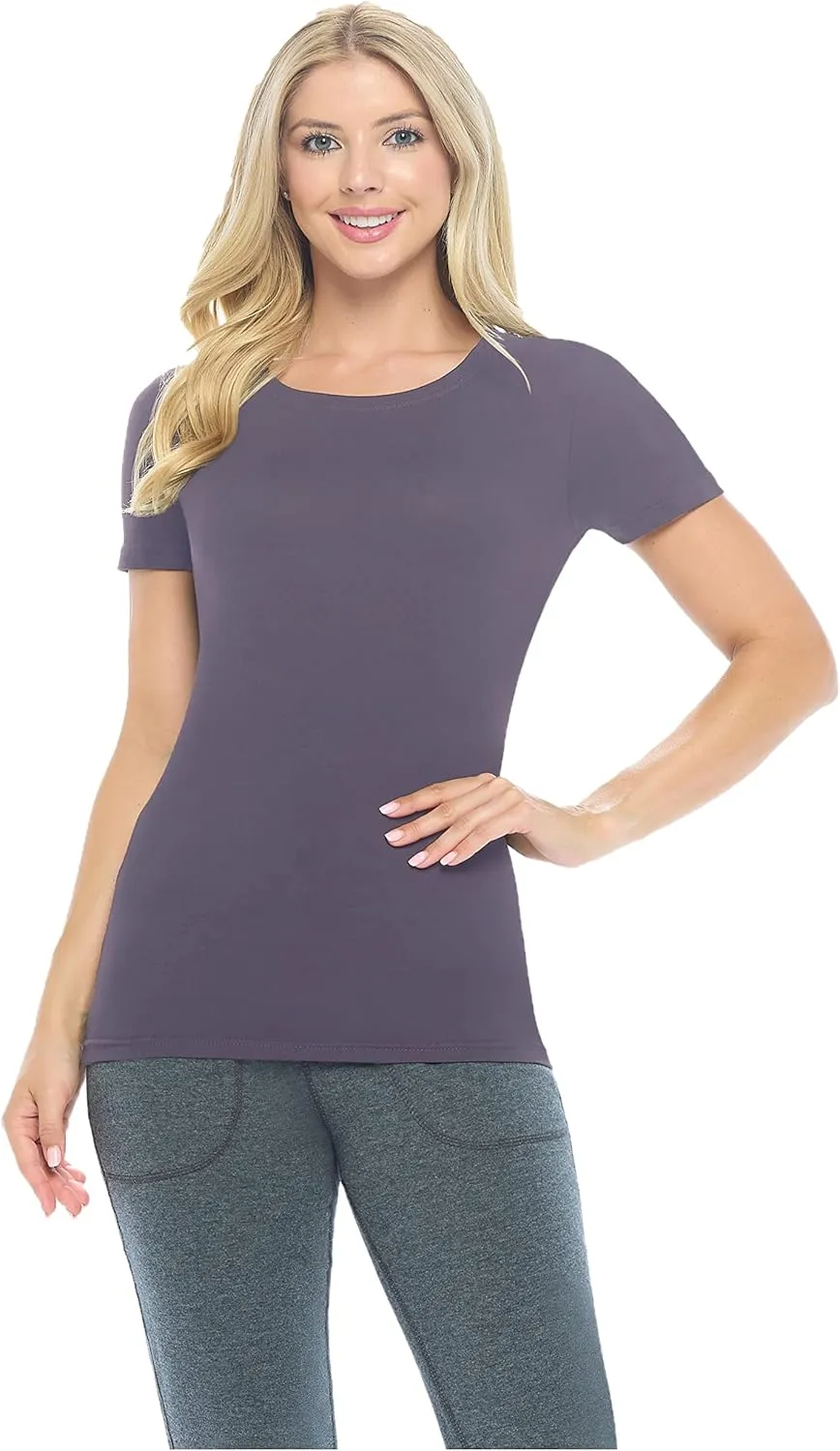 Natural Uniforms Women's Short Sleeve Round-Neck T-Shirt Under Scrub