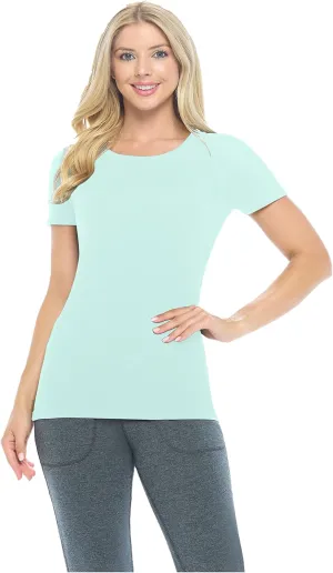 Natural Uniforms Women's Short Sleeve Round-Neck T-Shirt Under Scrub