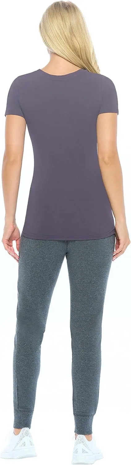 Natural Uniforms Women's Short Sleeve Round-Neck T-Shirt Under Scrub