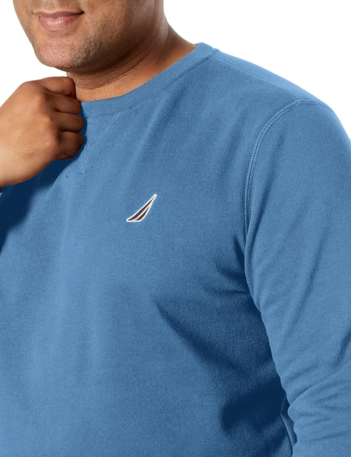 Nautica Men's Basic Crew Neck Fleece Sweatshirt
