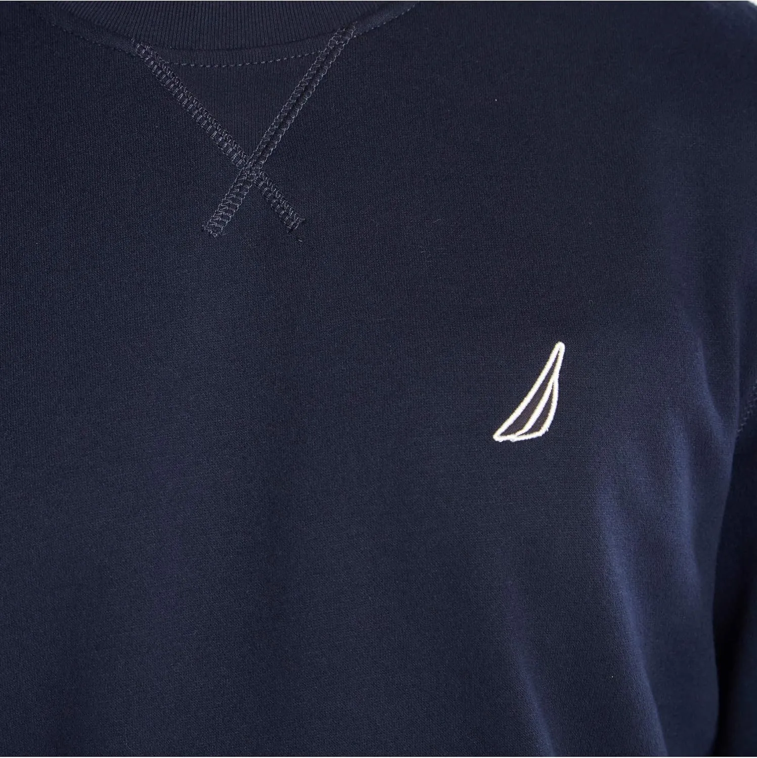 Nautica Men's Basic Crew Neck Fleece Sweatshirt