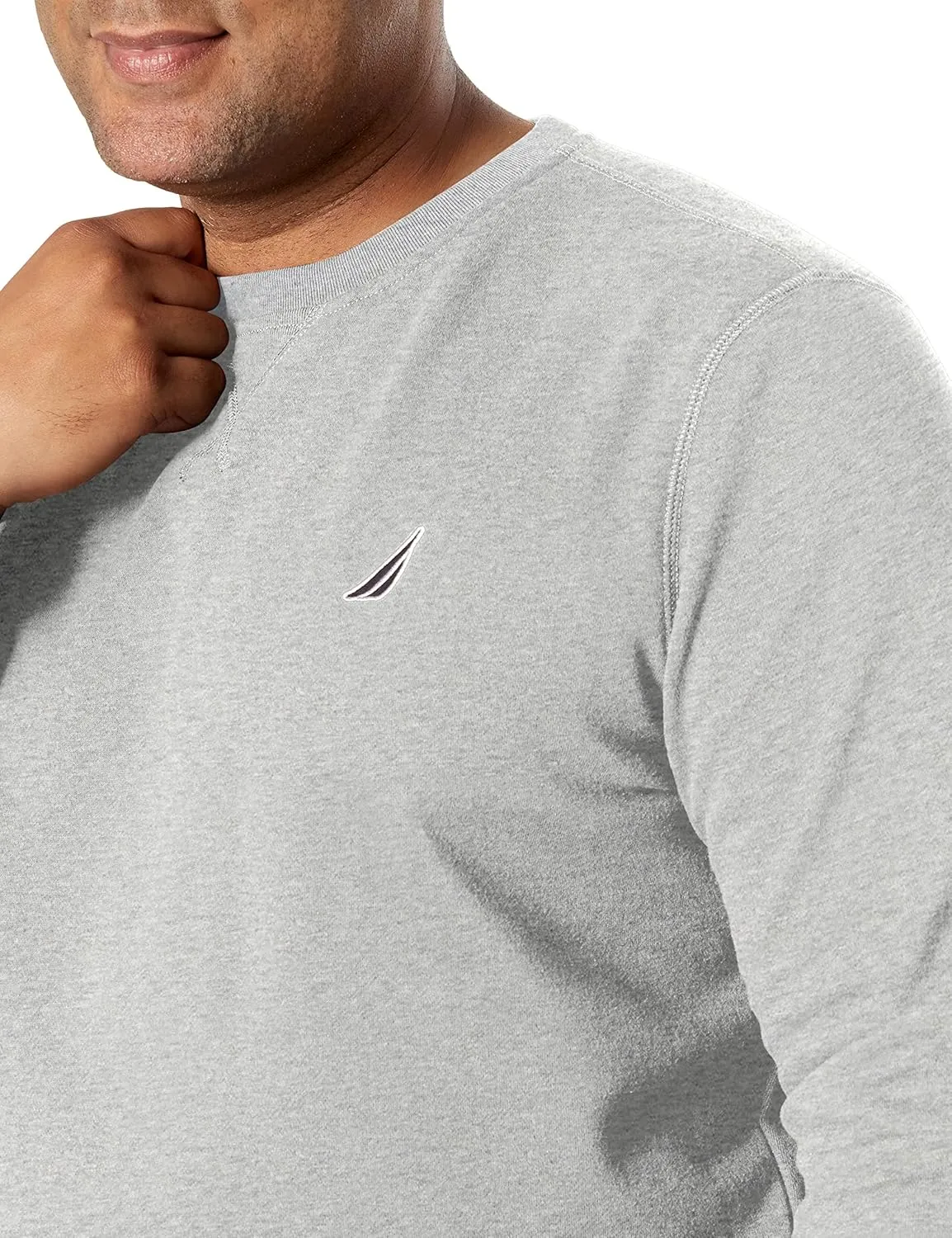 Nautica Men's Basic Crew Neck Fleece Sweatshirt