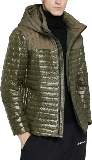 Orolay Men's Long Hooded Winter Down Jacket Warm Puffer Jacket