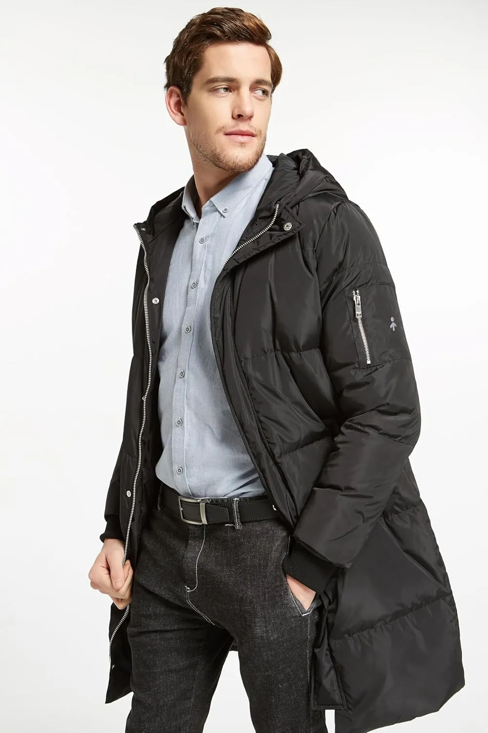 Orolay Mens Thickened Down Jacket Winter Warm Down Coat
