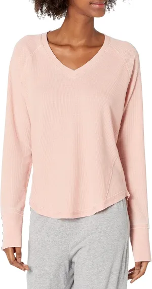 PJ Salvage Women's Loungewear Fade Away Long Sleeve Top