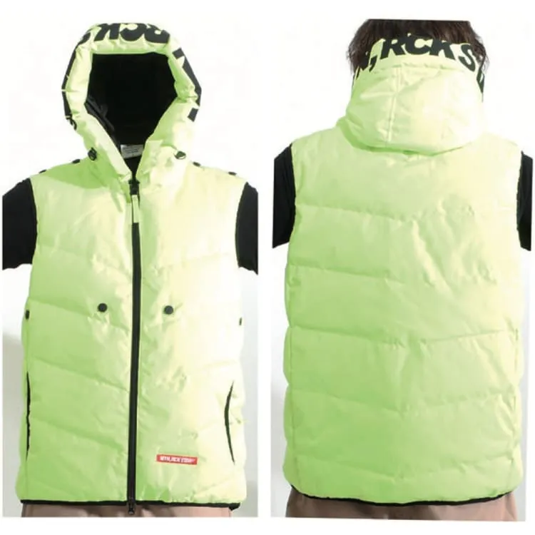 PLANB PROJECT Down Vest Jacket (Japanese Brand) Yellow [Unisex]