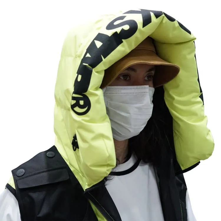 PLANB PROJECT Down Vest Jacket (Japanese Brand) Yellow [Unisex]