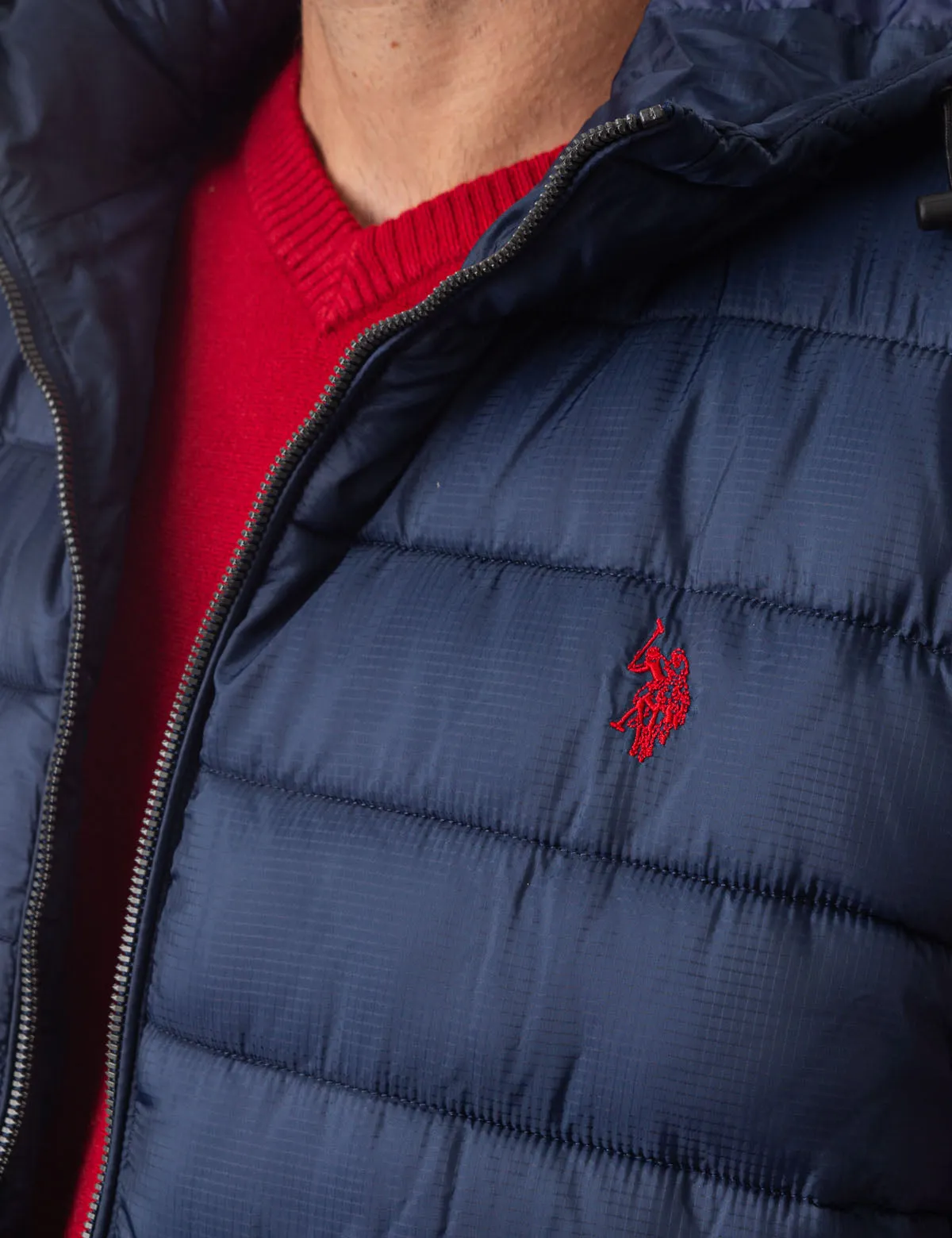 PUFFER VEST WITH HOOD