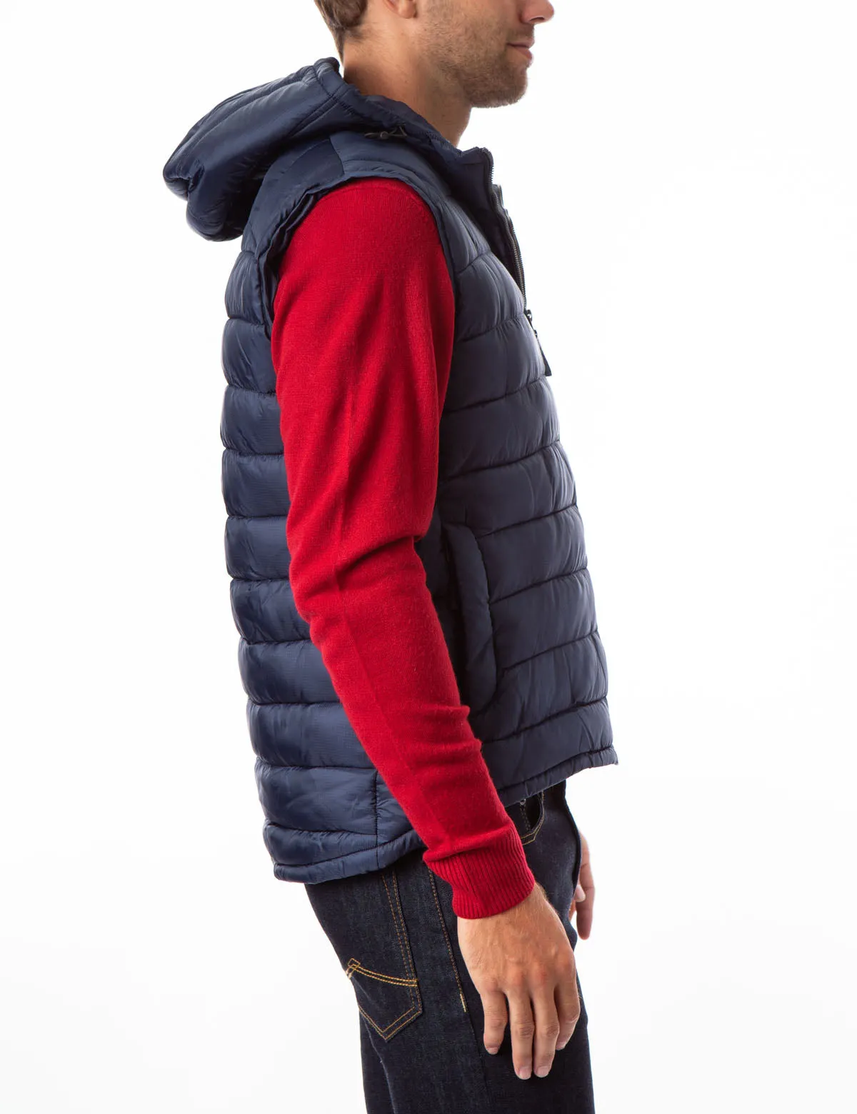 PUFFER VEST WITH HOOD