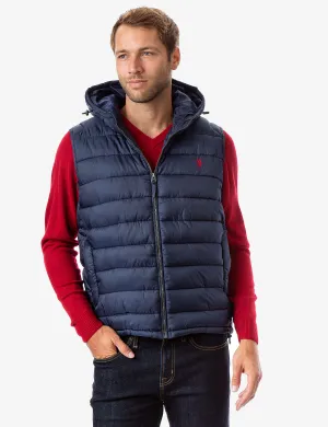 PUFFER VEST WITH HOOD
