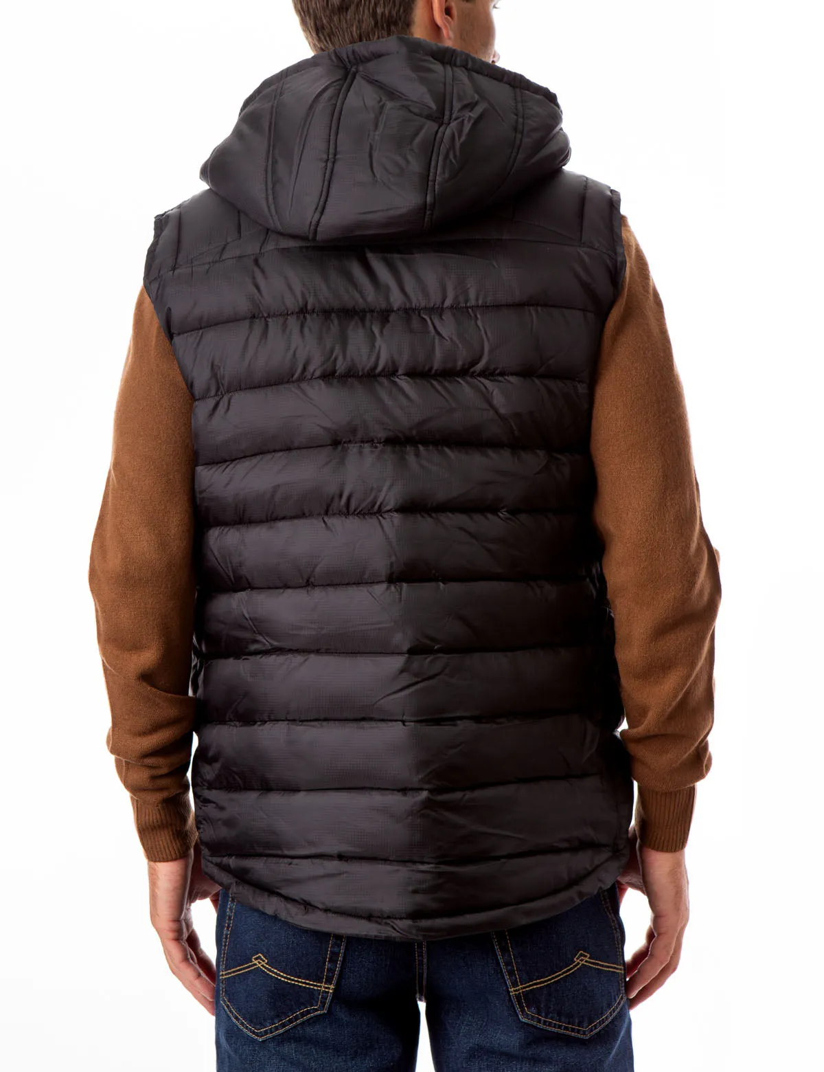 PUFFER VEST WITH HOOD