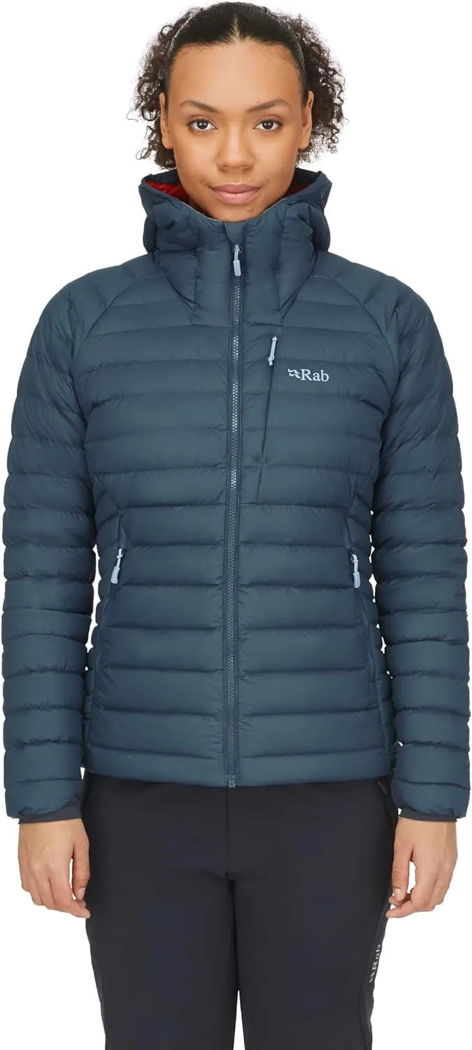 Rab Women's Infinity Microlight Down Gore-Tex Infinium Jacket for Hiking, Climbing, Skiing, & Casual