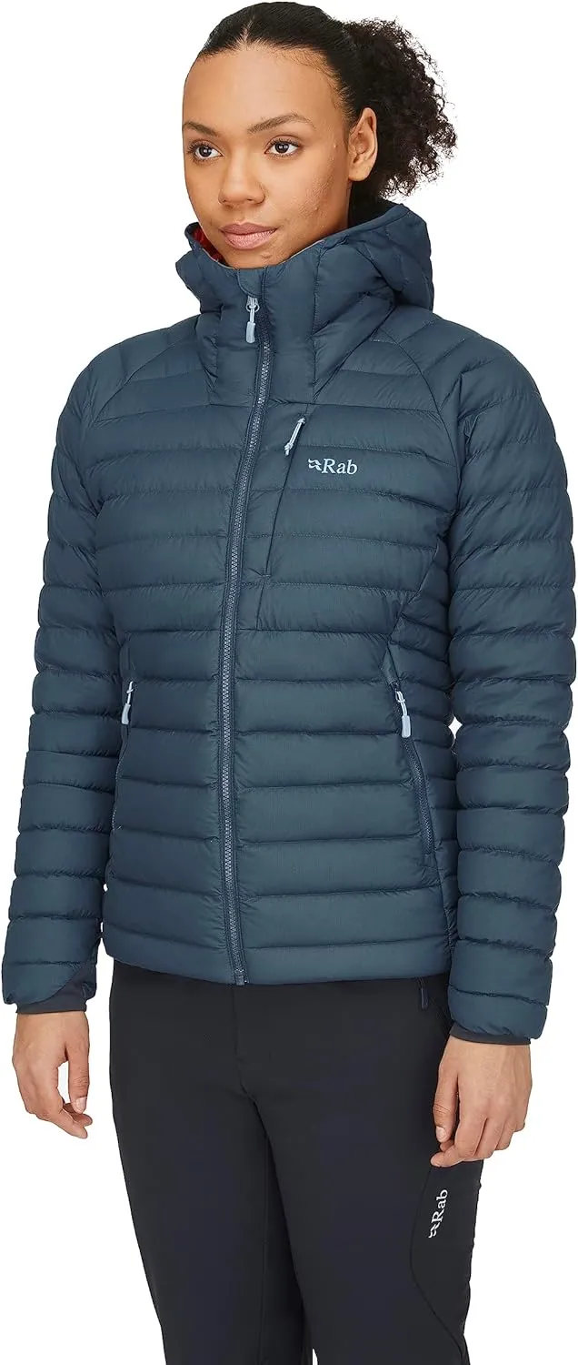 Rab Women's Infinity Microlight Down Gore-Tex Infinium Jacket for Hiking, Climbing, Skiing, & Casual