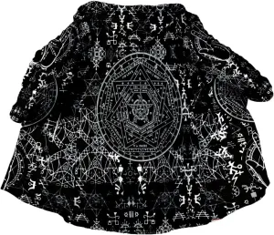 Raven Viking Tattoo Symbol 3D Printed Thick Warm Hooded Cloak Men Overcoat Windproof Fleece Jacket