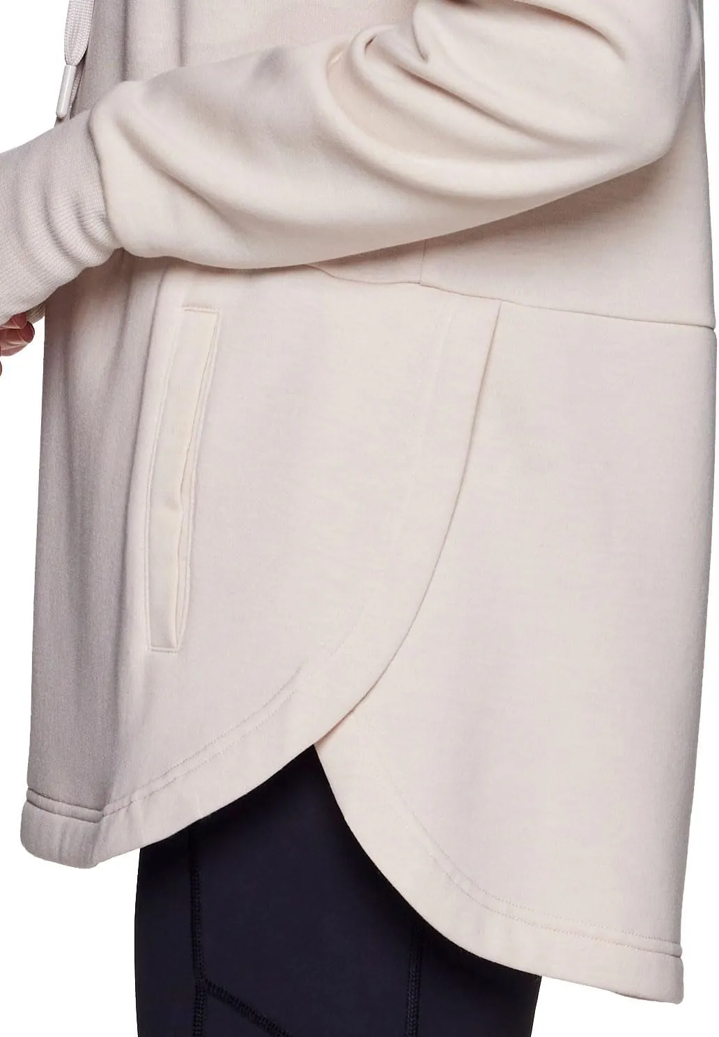 RBX Active Women's Lightweight Soft Plush Fleece Cowl Neck Pullover Sweatshirt