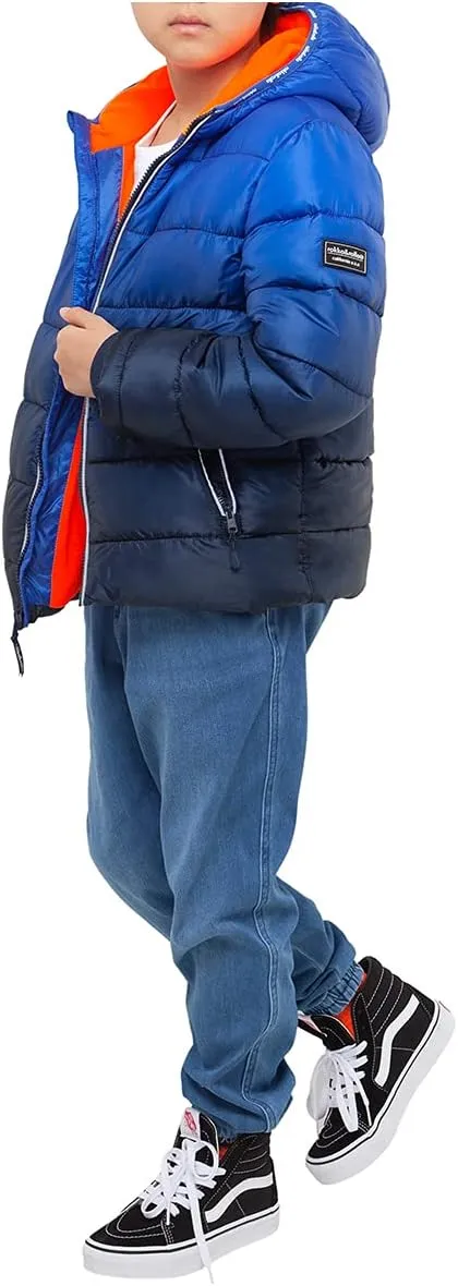 Rokka&Rolla Boys' Heavyweight Puffer Jacket Warm Fleece Lined Winter Coat
