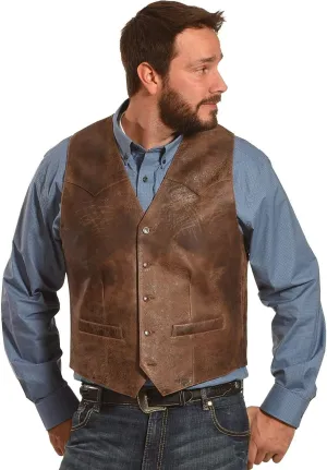 Scully Men's Lamb Leather Vest - 503-189