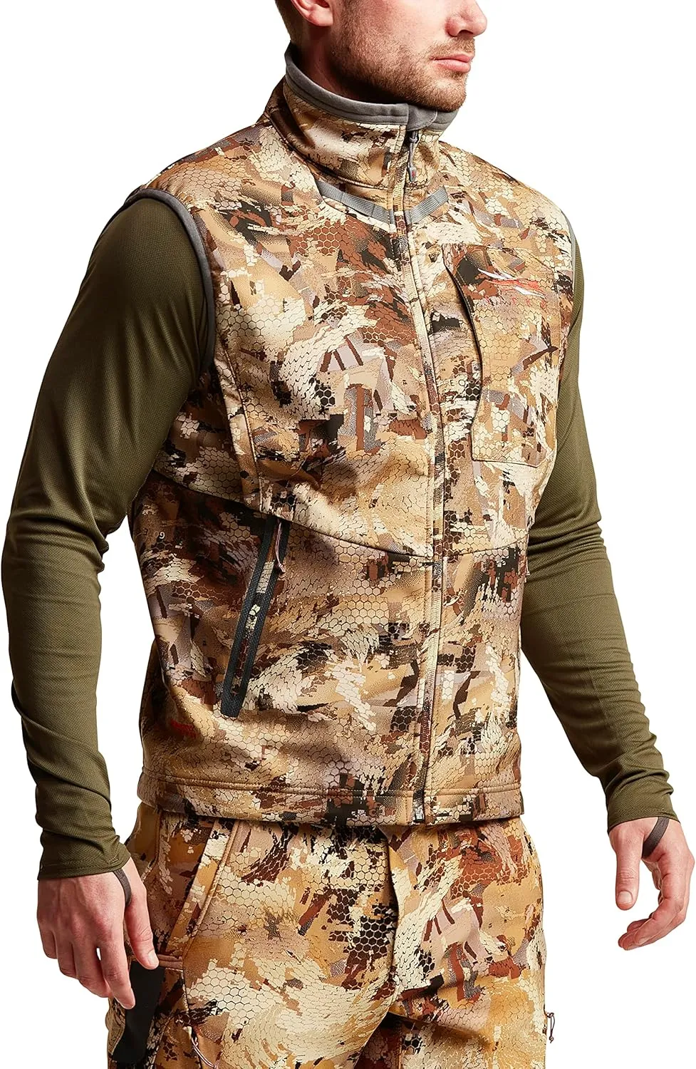 Sitka Men's Hunting Water-Repellent Camo Gear Dakota Vest
