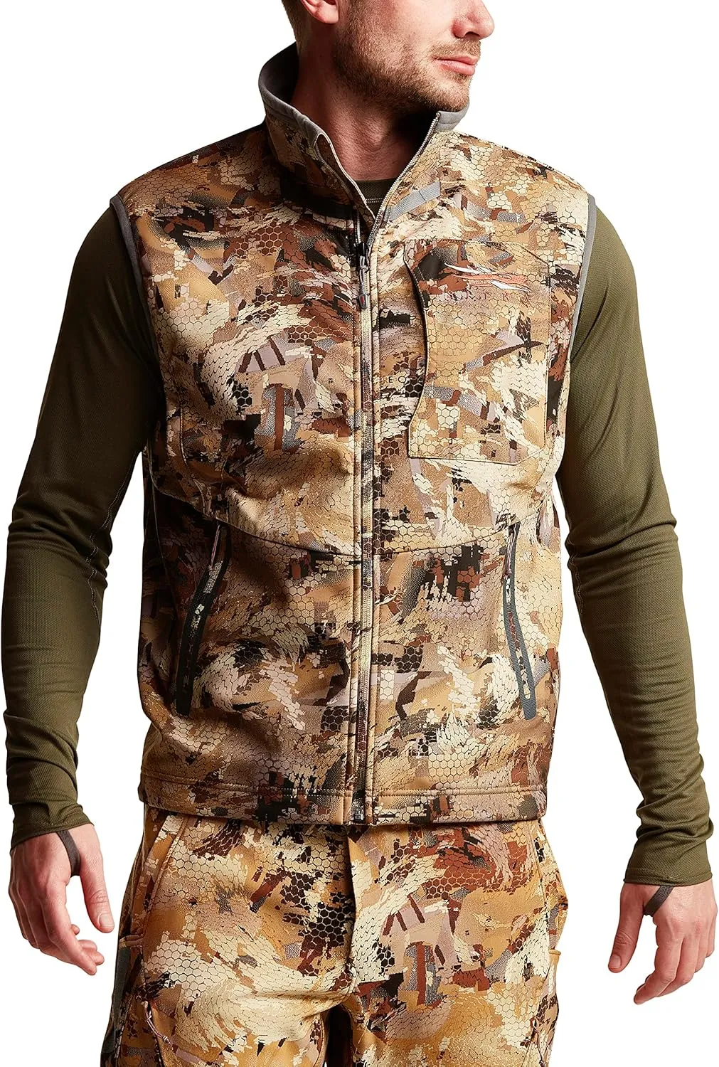 Sitka Men's Hunting Water-Repellent Camo Gear Dakota Vest